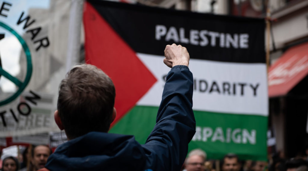 Palestinians in the UK organized an Anti-Racism campaign against Israeli politicians