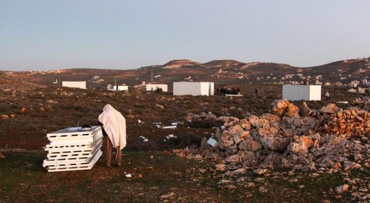 Israeli settlers established a new settlement outpost in occupied Nablus