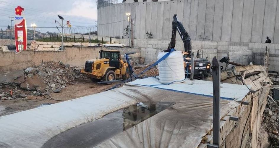 Israeli occupation forces demolished several Palestinian- owned structures and attacked Palestinian families in the Shuafat refugee camp in occupied Jerusalem