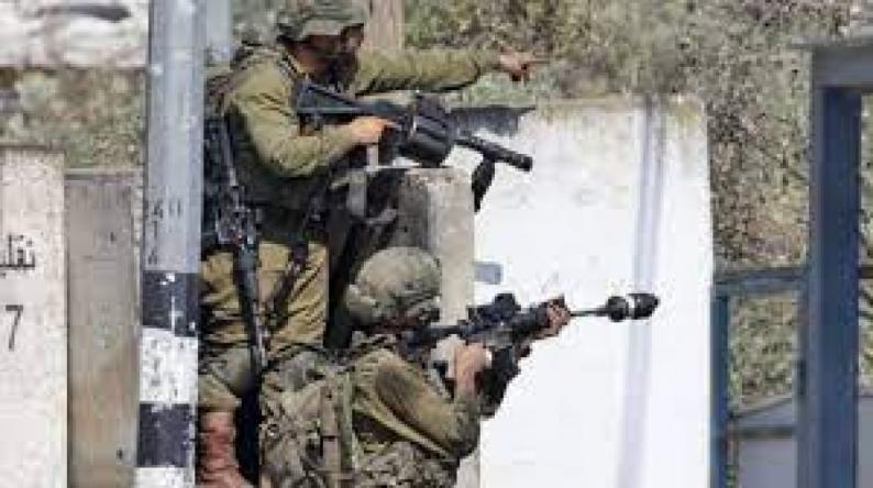 Israeli occupation forces opened fire and injured two Palestinian youths during a military raid in Balata refugee camp, east of occupied Nablus, on Wednesday, February 8, 2023.