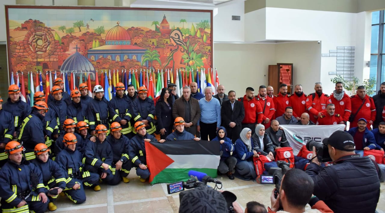 Palestine Sends Aid Team to Türkiye, Syria Following Devastating Earthquake