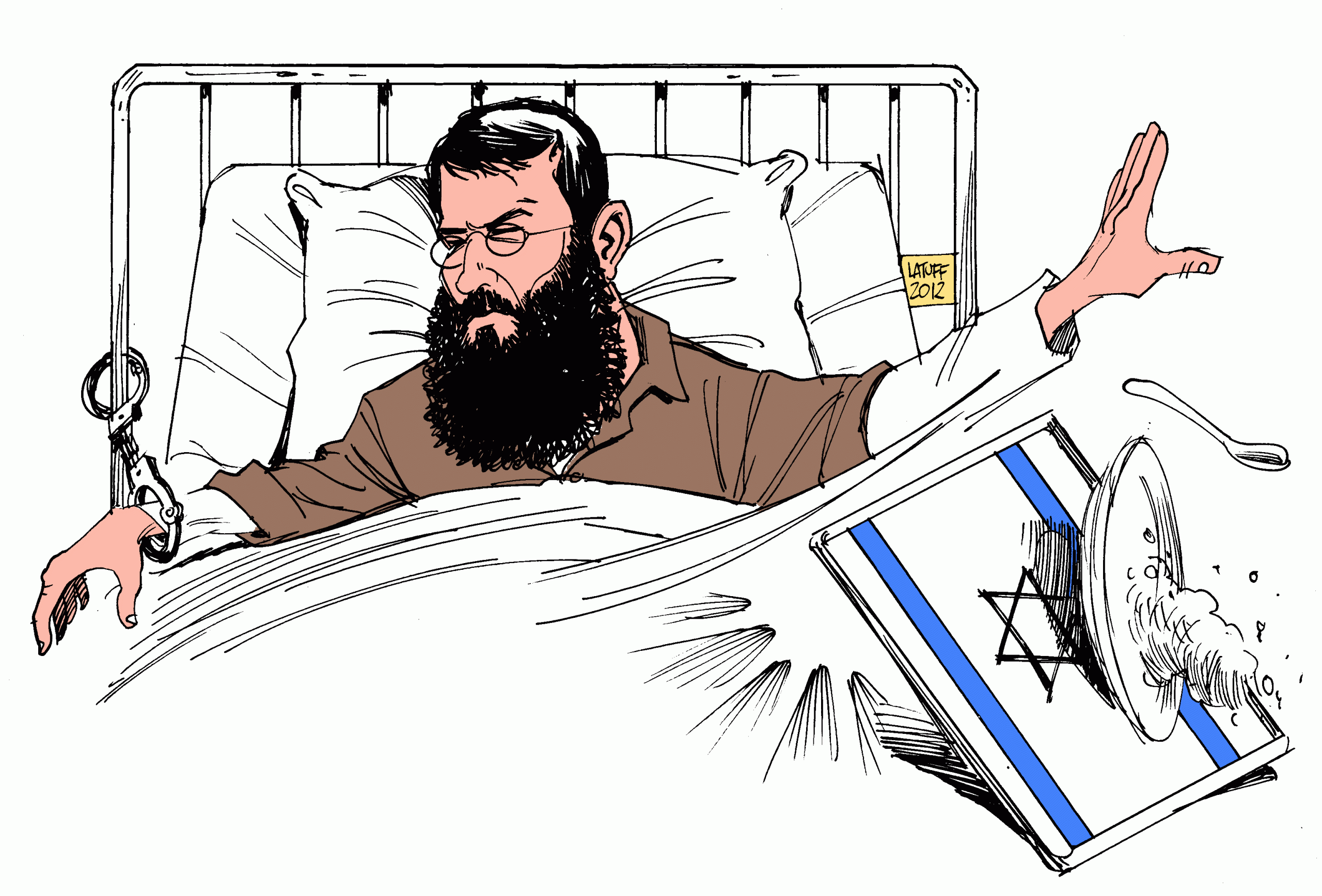 Palestinian prisoner Khader Adnan entered on Wednesday, March 29, 2023, his 53rd day of hunger strike in Israeli prisons to protest his administrative detention.