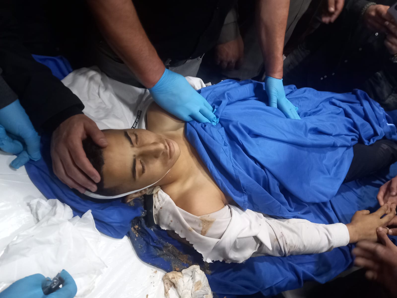Israeli occupation forces IOF shot dead a Palestinian teen in Taqu town, southeast of the occupied West Bank city of Bethlehem on Friday evening, April 28, 2023.