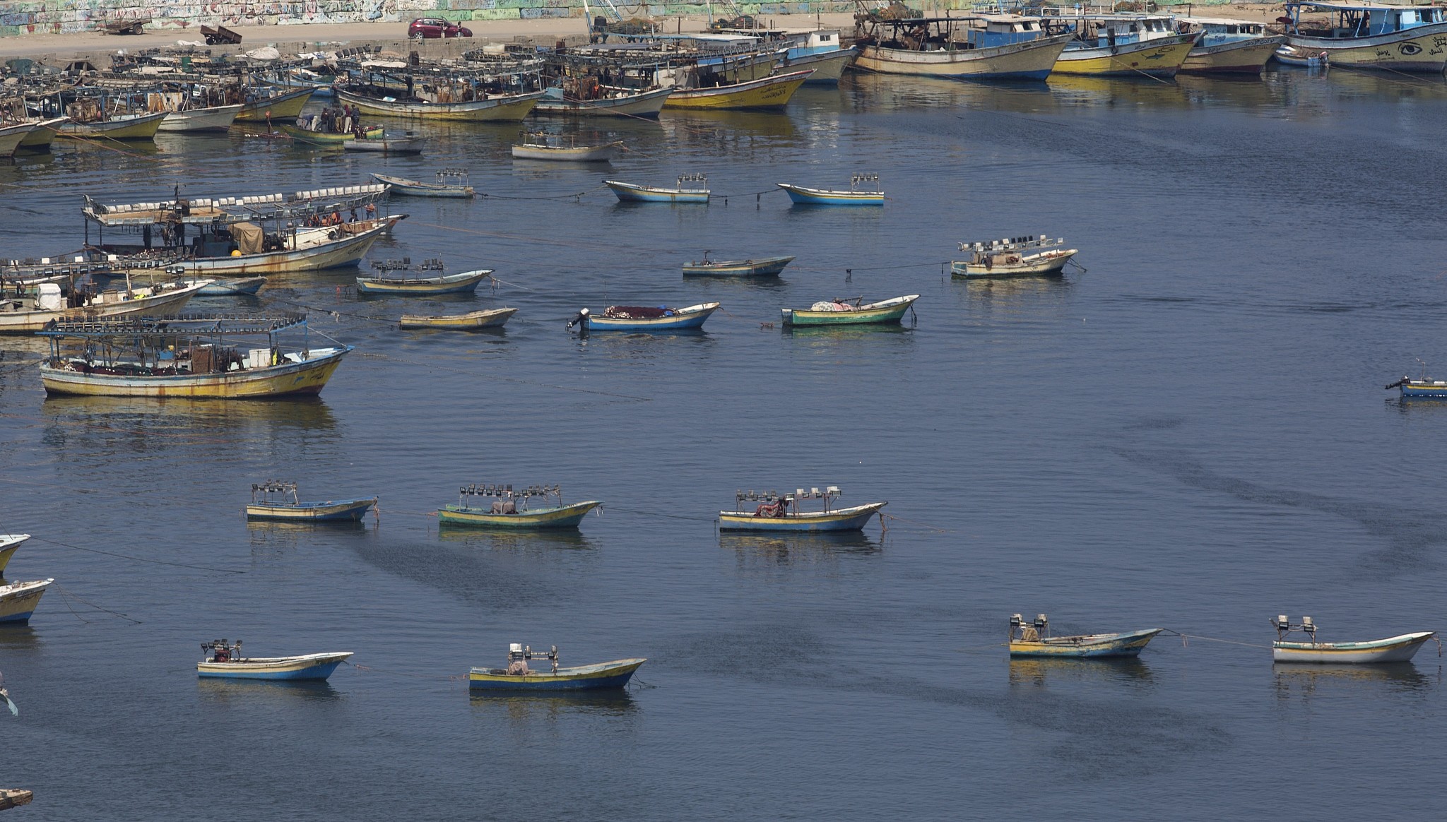 Israeli warplanes have targeted Palestinian fishing boats off the coast of Gaza, according to reports.