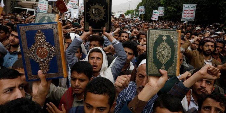 A far-right group called Danish Patriots has sparked outrage and condemnation after burning copies of the Quran, the holy book of Islam, in front of the Egyptian and Turkish embassies in Copenhagen on Tuesday.
