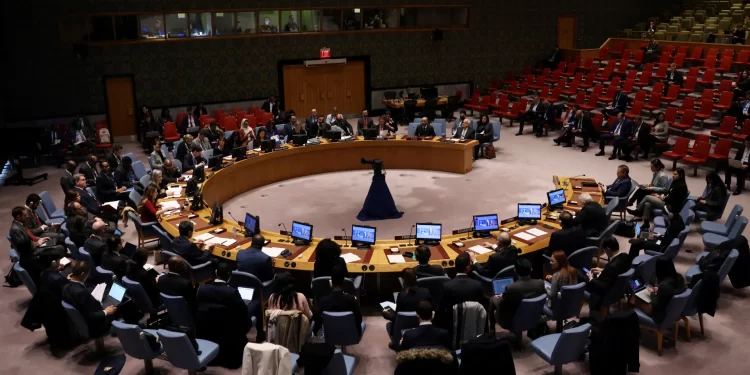 The Israeli UN ambassador Gilad Erdan said on Thursday that Palestinians “have no right to return” to their homes, sparking outrage from the Palestinian envoy and other Security Council members.