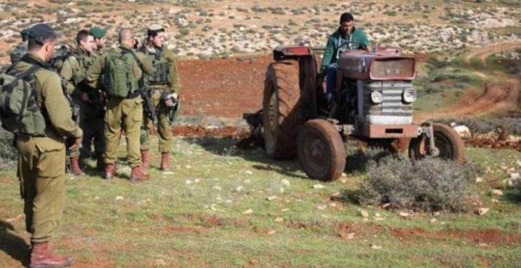 Israeli Forces Seize Agricultural Tractors in the Jordan Valley