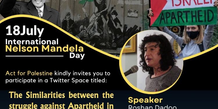 Activists Discuss Palestine and South Africa on Nelson Mandela Day