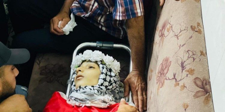 Pictures|| Widespread Grief Prevails in Palestinian Child Abu Samra’s Funeral