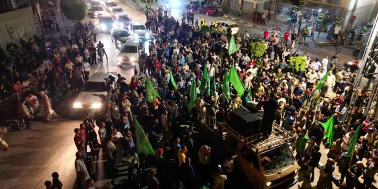 Palestinians in Gaza Protest against Their Difficult Living Conditions under Israel’s Crippling Blockade