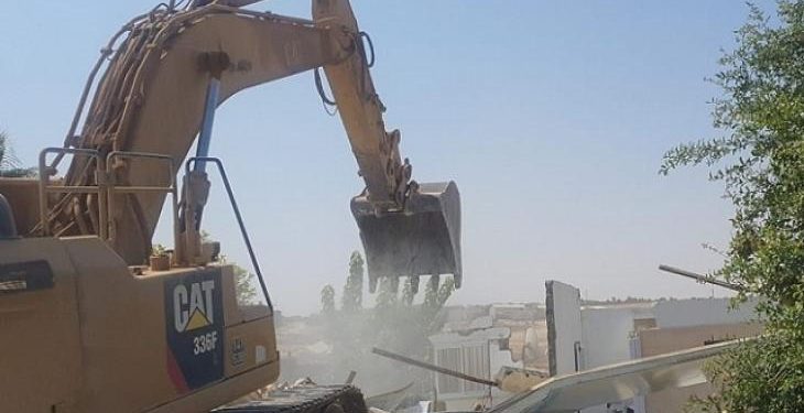 Israeli Occupation Compels Palestinian Family in Rahat to Self-Demolish Home