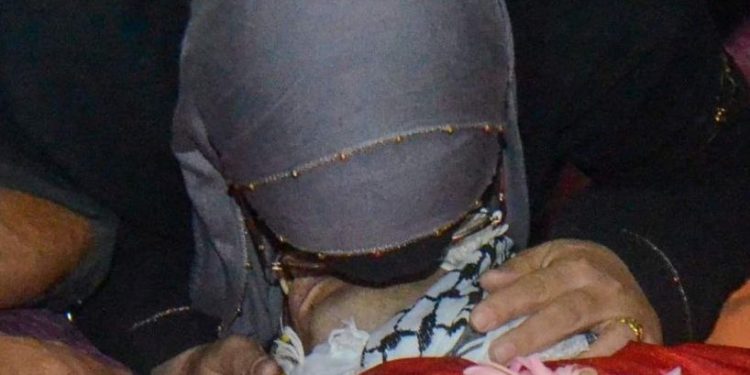 Pictures|| Widespread Grief Prevails in Palestinian Youth Maatan’s Funeral