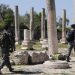 IOF Storm Archaeological Site in Town of Sebastia, North of Occupied Nablus.