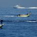 The Israeli occupation navy once again engaged in a hostile confrontation with Palestinian fishermen near the northern Gaza Strip coast.
