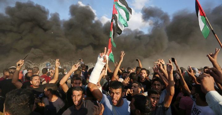 Israeli Troops Attack Peaceful Protest in Gaza, Wound 8 Palestinians