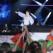 Israeli Singer Greeted with "Free Palestine" Chants
