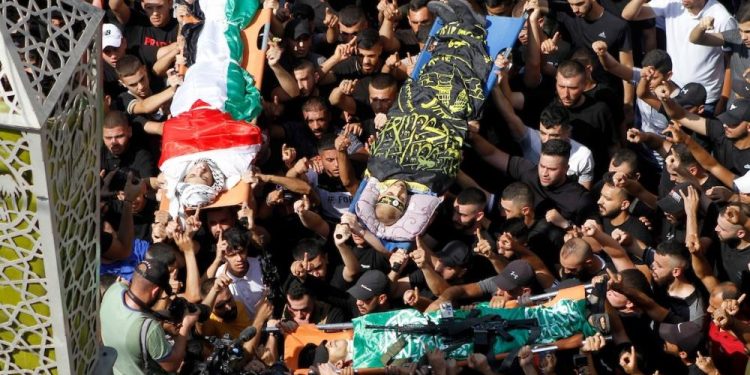 Jenin Bids Farewell to Four Martyrs Amidst Outcries Against Israeli Atrocities