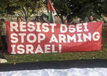 Supporters in London Protest in Solidarity with Palestine 