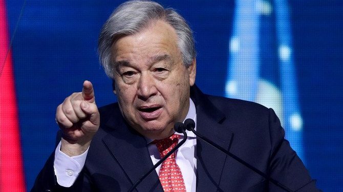 The UN Secretary-General Antonio Guterres has condemned the Israeli decision to impose a total blockade on the Gaza Strip