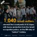 1040 Israeli settlers stormed the courtyards of Al-Aqsa on the 5th day of ‘Sukkot’ holiday