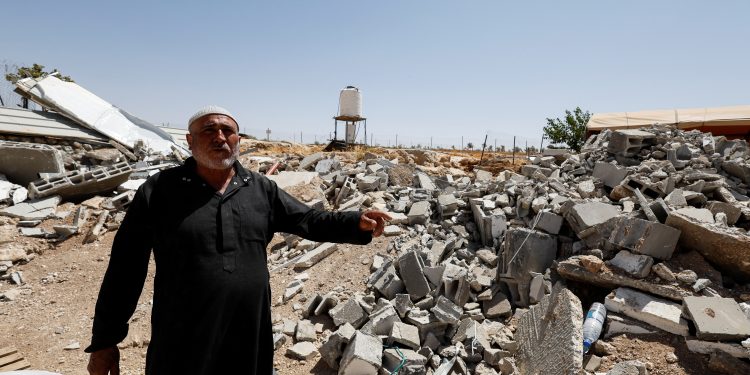 Israeli occupation forces demolished 27 structures in the Masafer Yatta area of the southern West Bank on Tuesday
