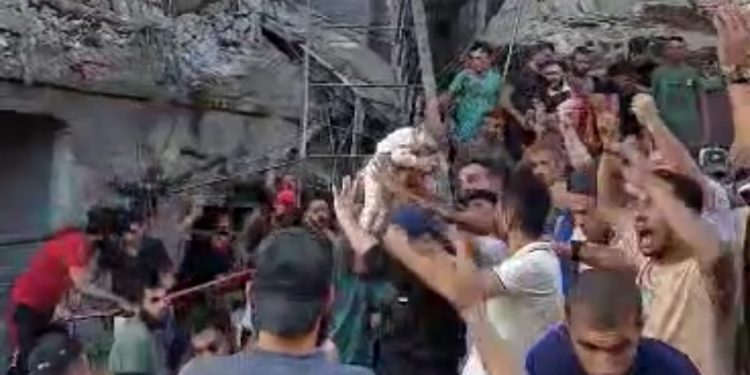Little Children Massacred by Israeli Shelling