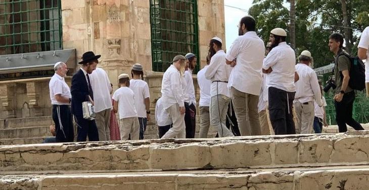 595 Israeli Settlers Storm Al-Aqsa Mosque During Hebrew Holiday