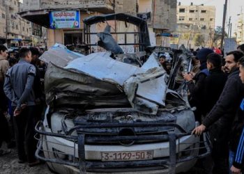 Israeli Airstrikes Four Palestinian Police Officers in Rafah