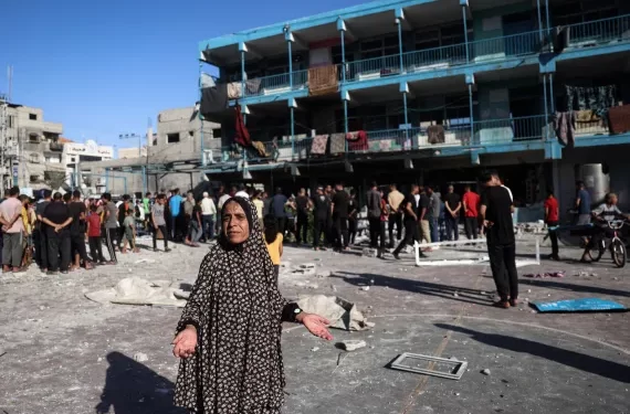 +14 Displaced Including Children Killed in Israeli Attack on UN School