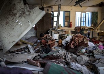 Israel bombs a school used as a shelter center