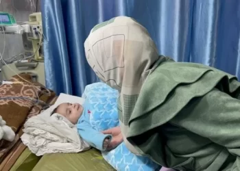 A Mother’s Despair: One Child’s Fight for Survival in Gaza Hospital