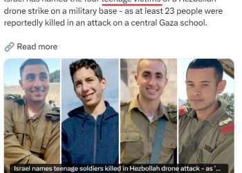 Sky News On Blast For Deeming Israeli Soldiers ‘Teenage Victims’