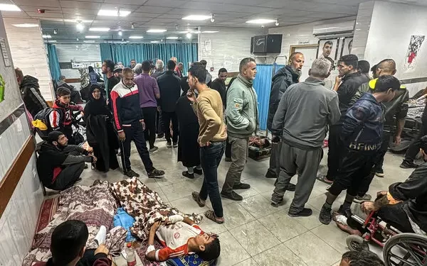 Northern Gaza: Israeli warplanes bombed the Kamal Adwan Hospital