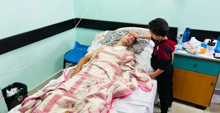 Shot by an Israeli sniper, Palestinian journalist in coma
