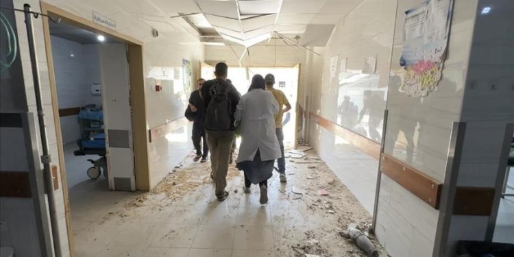 IOF deliberately attacks Kamal Adwan Hospital in northern Gaza