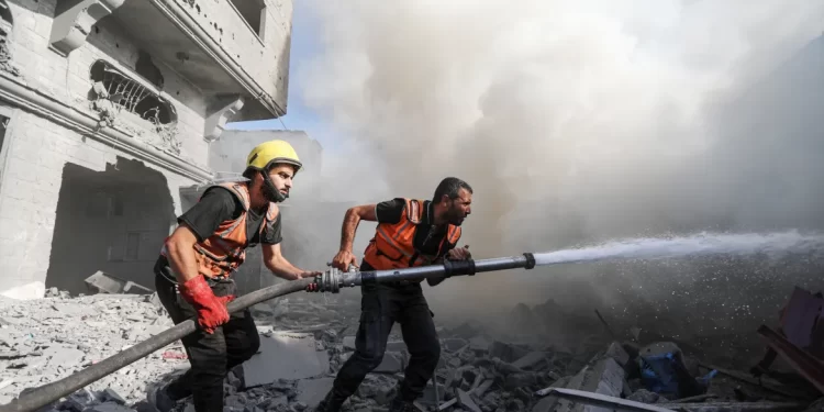 Most of Gaza’s civil defense vehicles stop working