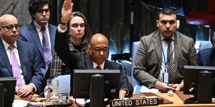 US vetoes UN Security Council resolution demanding Gaza ceasefire