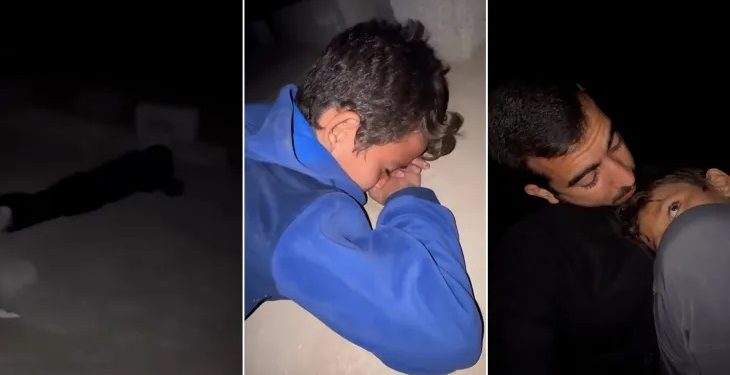 Child Hugs His Mother’s Grave Every Night 