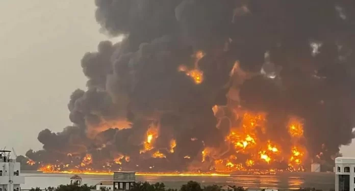 Israel hits Yemen’s capital and port city, killing at least nine
