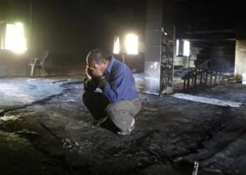Settlers Set Mosque Ablaze in Jericho Driven by Trump’s Reverse of Sanctions