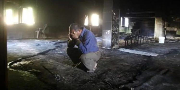 Settlers Set Mosque Ablaze in Jericho Driven by Trump’s Reverse of Sanctions