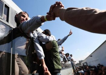 Seven recently-freed Palestinians transferred to hospital