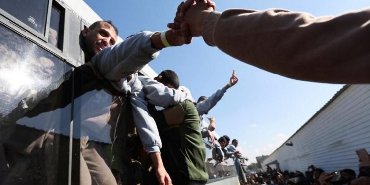 Seven recently-freed Palestinians transferred to hospital