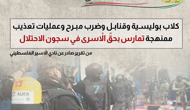 Palestinian Prisoners Face Intensified Repression, Brutality in Ofer Prison