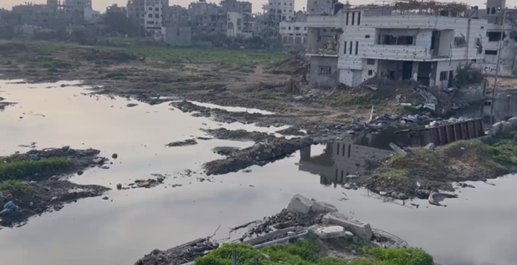 Gaza Faces Environmental Catastrophe as Rainwater Basin Overflows