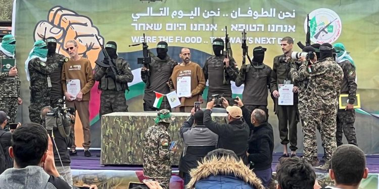 Three Israeli captives released in Gaza as part of fifth round of exchanges