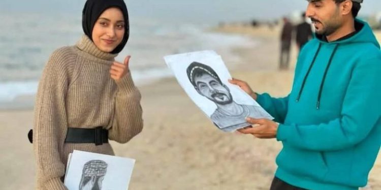 Israel Kills Artist Dina Zaurub, Silences her Gaza Portraits Forever 