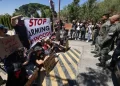 Israeli police permit anti-war protest on condition of no child Gaza photos