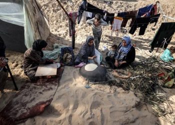 Gaza Families Burn Remains of Their Homes for Survival