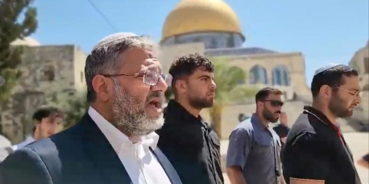 Hamas: Ben-Gvir inciting “religious war” after Al-Aqsa Mosque storming